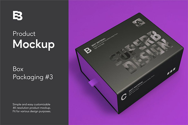 Box Packaging #3 Product Mockup
