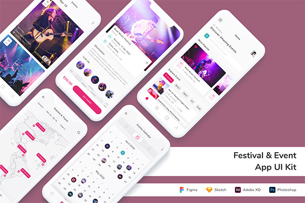 UI Kit - Festival & Event App