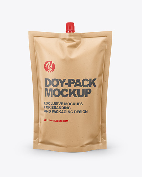 Kraft Doy-Pack Mockup 54626