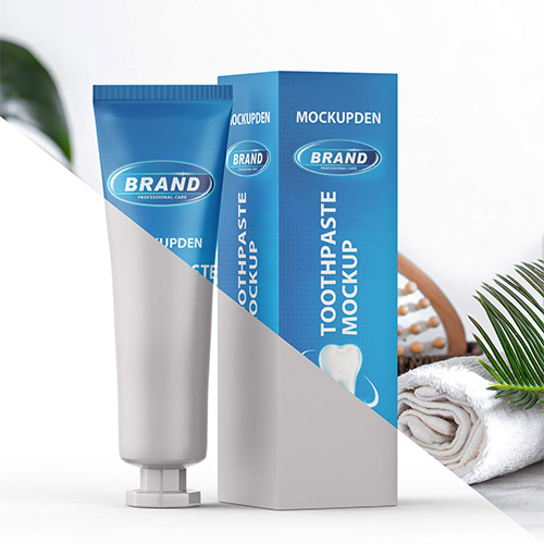 Toothpaste Packaging Mockup