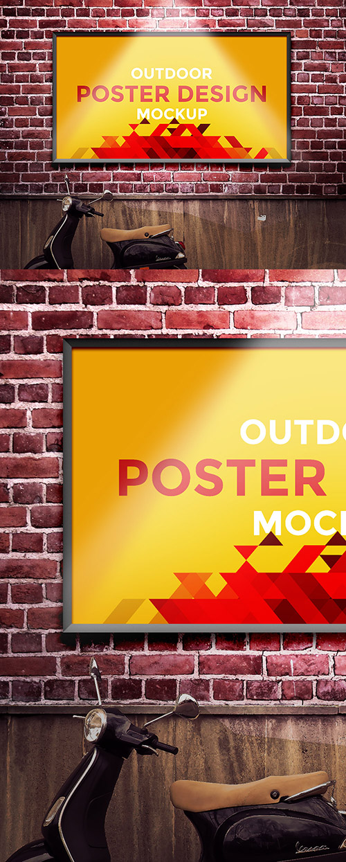 PSD Mock-Up - Outdoor Poster Design