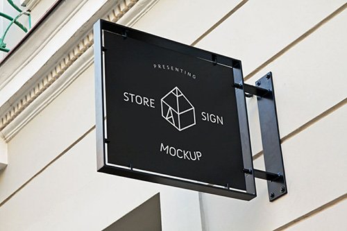 PSD Mock-Up - Store Sign