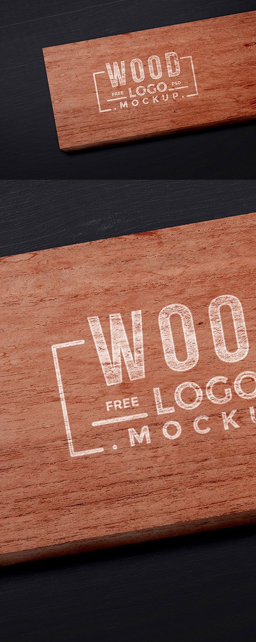 PSD Mock-Up - Wood Logo