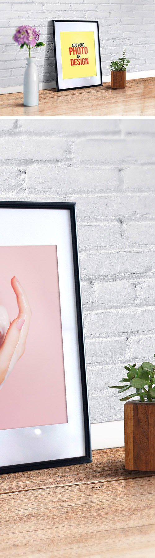 PSD Mock-Up - Realistic Photo Frame