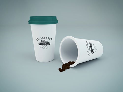 PSD Mock-Up - Coffee Cup