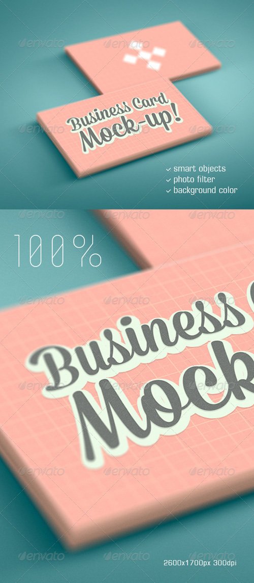 Photorealistic Business Card Mock-Up 5230553