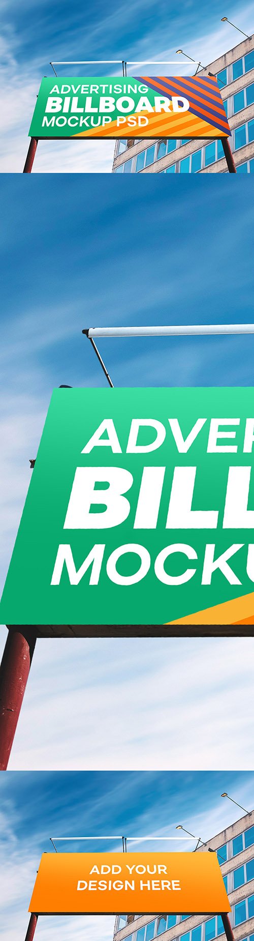 PSD Mock-Up - Outdoor Advertising Billboard