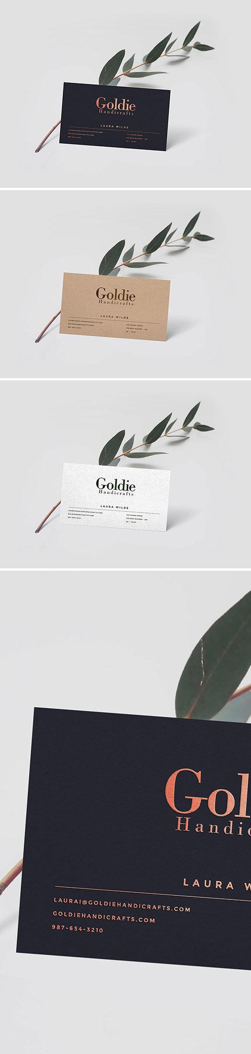 PSD Mock-Up - Realistic Business Card