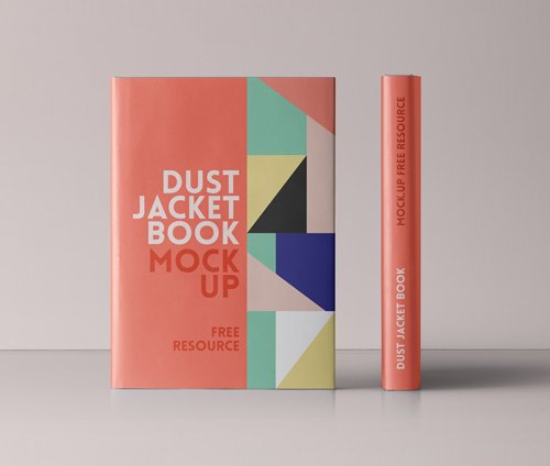 Dust Jacket Book Mockup Vol 4