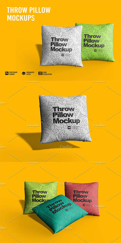 Throw Pillow Mockup 7211471