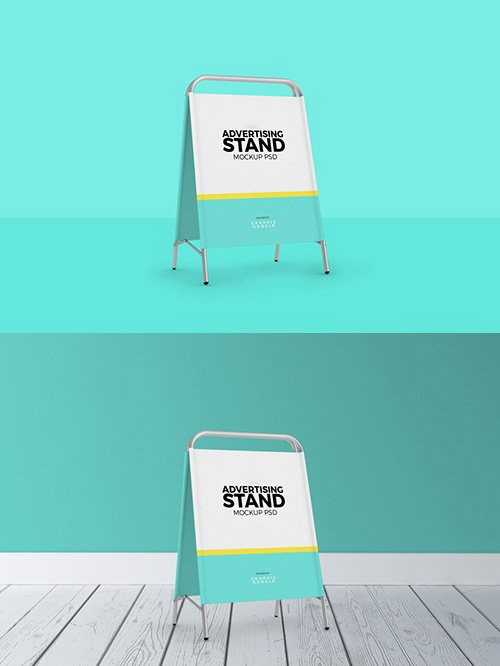 PSD Mock-Up - Advertising Stand