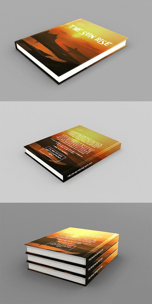 PSD Mock-Ups - Hardcover Book - 2