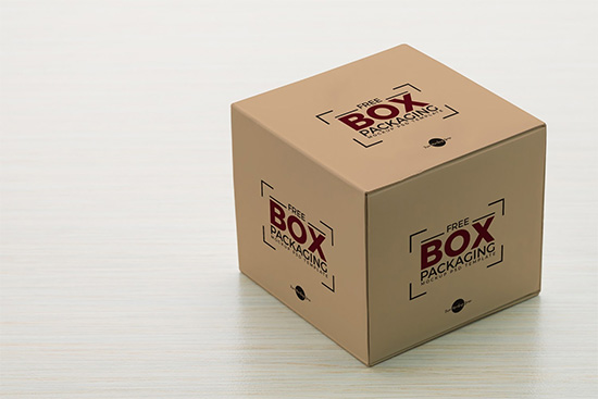 PSD Mock-Up - Box Packaging