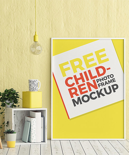 PSD Mock-Up - Children Room Photo Frame