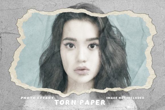Torn Paper Photo Effect