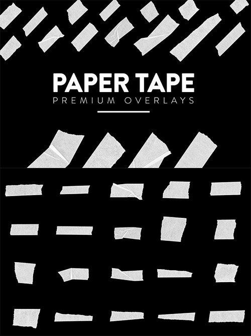 25 Paper Tape Overlay HQ 7367377