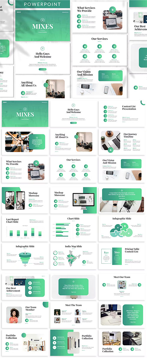 Mixes - Business Powerpoint Template