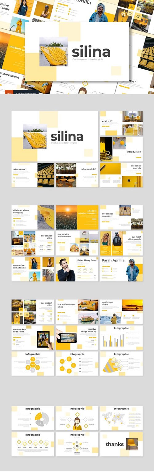 Silina - Powerpoint Template 4277536