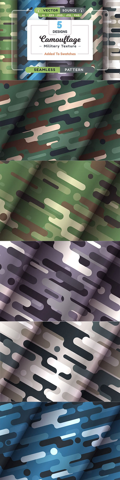 Camouflage Seamless Patterns 10241272