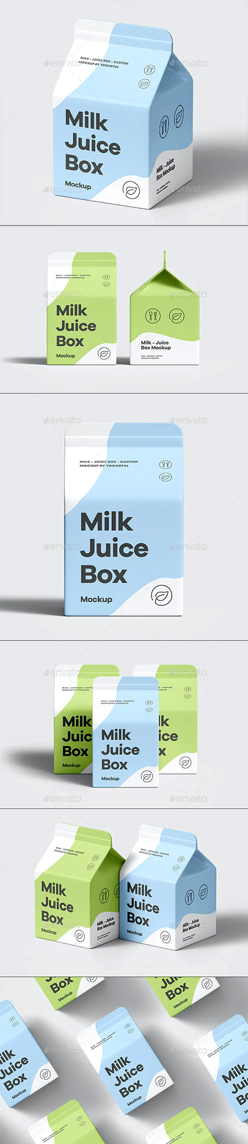 Milk Juice Box Mock-up 39926306