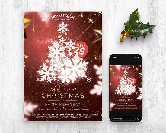 Simple Christmas Flyer Template