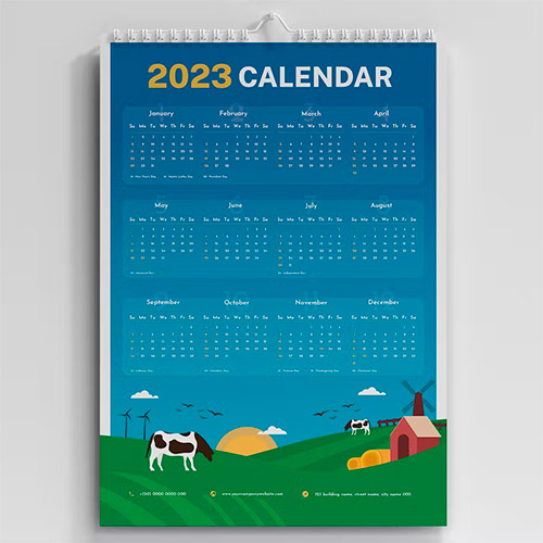 Agriculture Business Calendar 2023