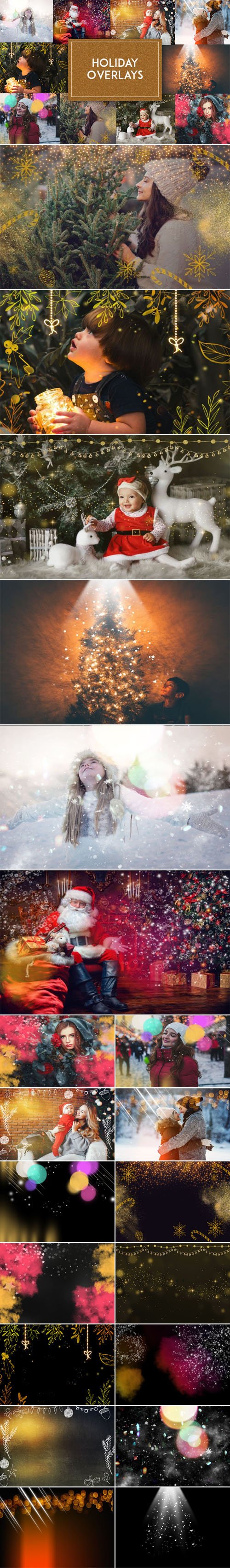 Holiday Overlays Collection for Photoshop
