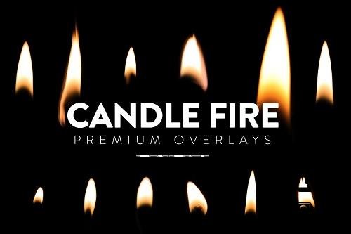 30 Candle Flames Overlays 6398570
