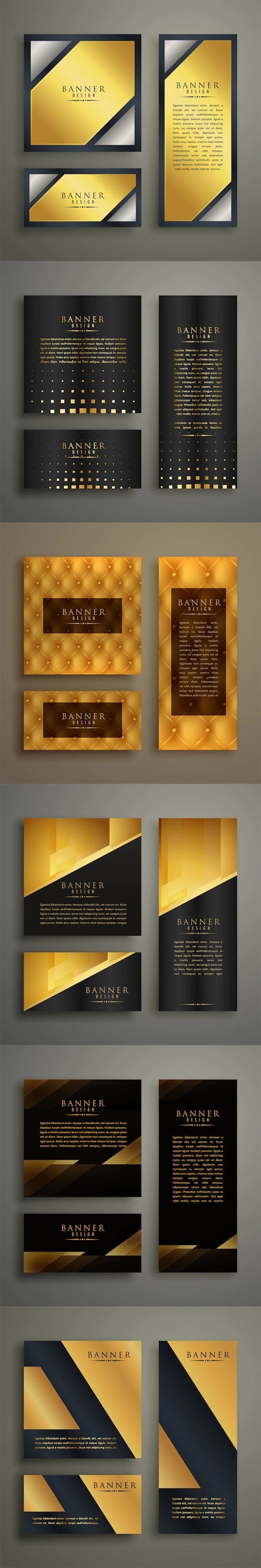 Luxury Banners - 30 Vector Banners Design Templates