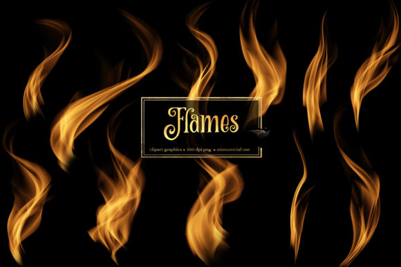 Flames Clipart Overlays 20529289