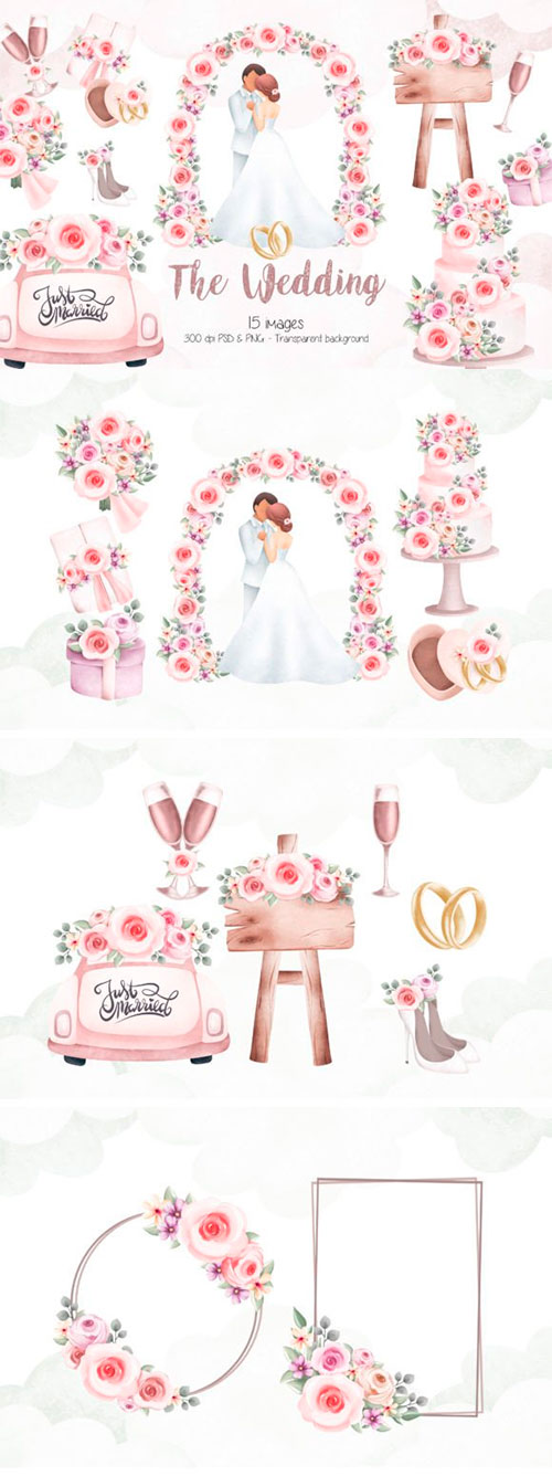 The Wedding Clipart