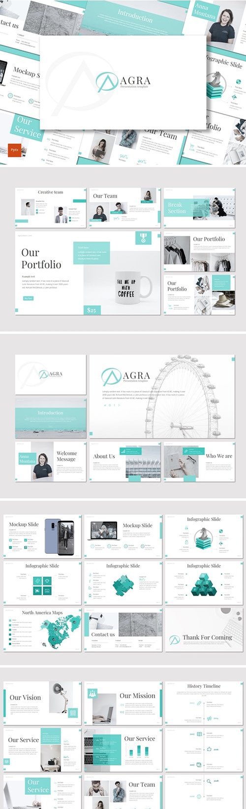 Agra - Powerpoint, Keynote and Google Slides Templates