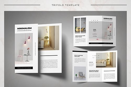 MInimalist Furniture Trifold Brochure