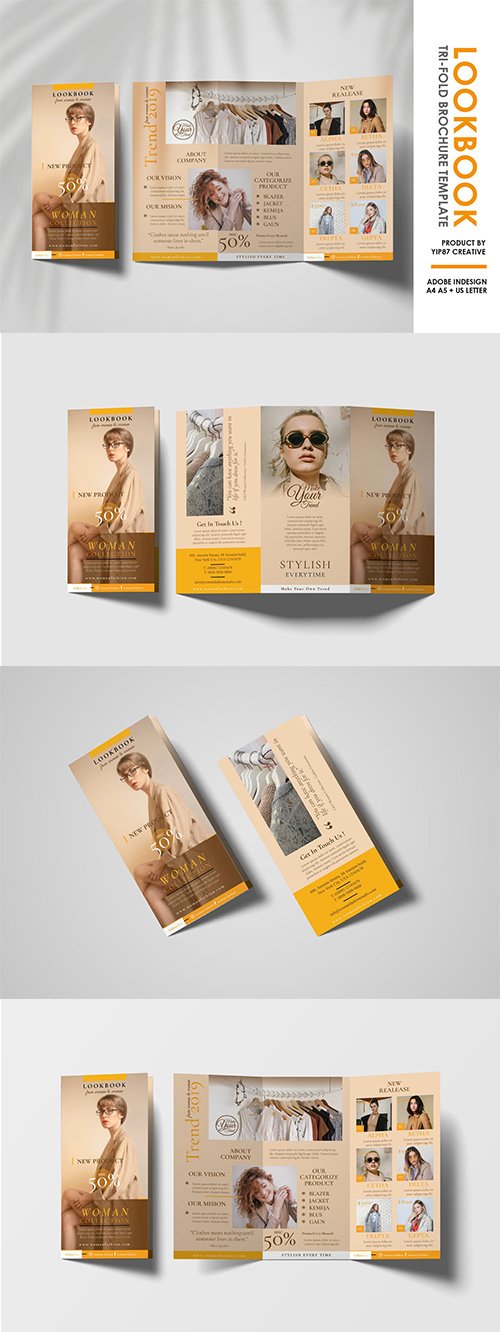 Fashion and Photography Trifold Brochure