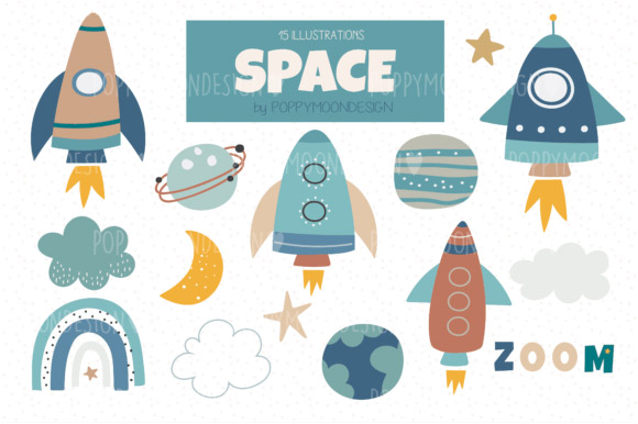 Space Clipart Set