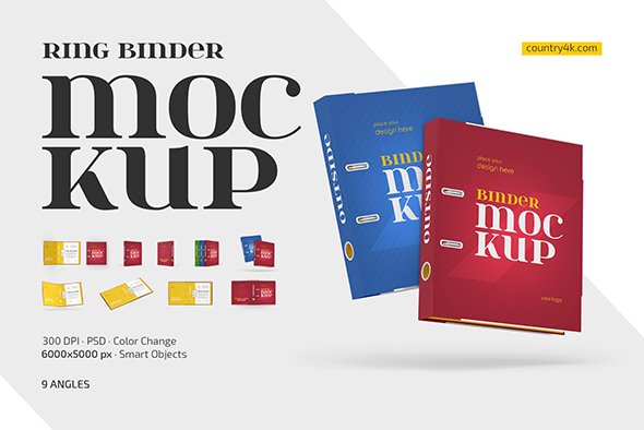 Ring Binder Mockup Set 13441280