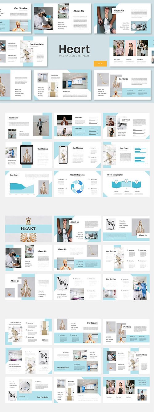 Heart - Medical Powerpoint, Keynote and Google Slides Templates