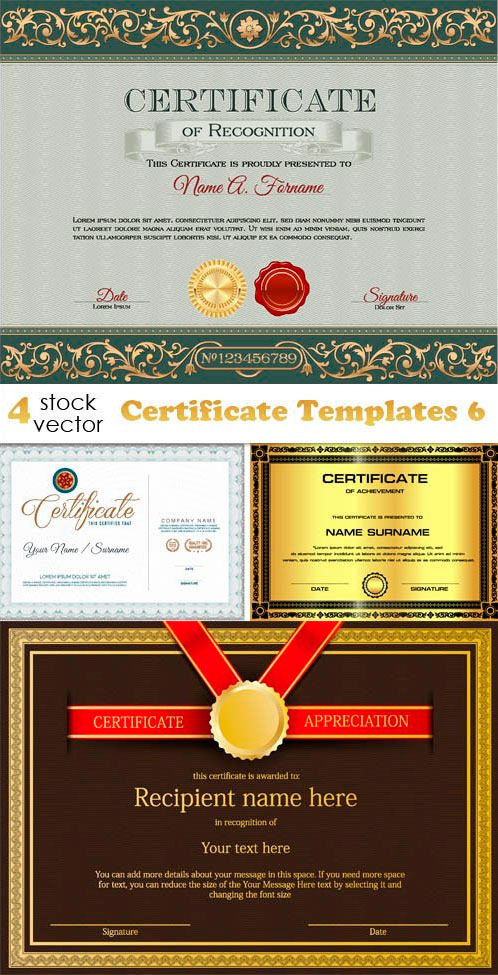 Vectors - Certificate Templates 6