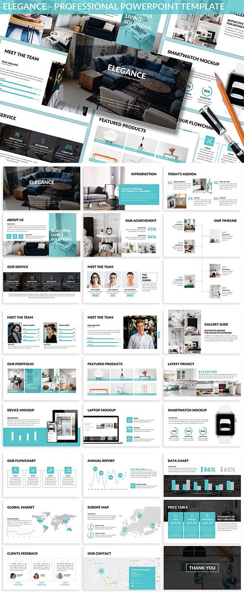 Elegance - Professional Powerpoint Template