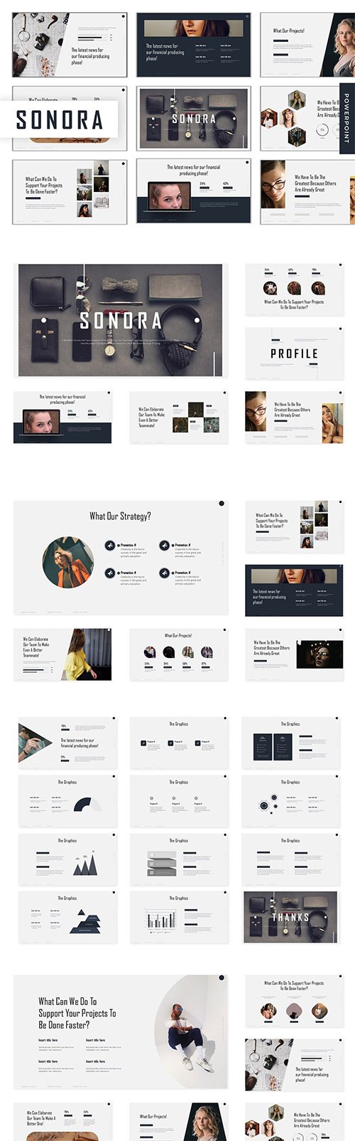 Sonora - Powerpoint, Keynote and Google Slides Templates