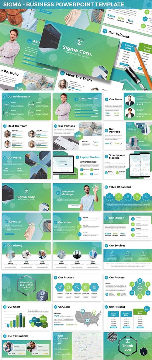 Sigma - Business Powerpoint Template