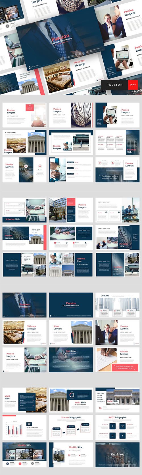 Passion - Lawyer PowerPoint Template