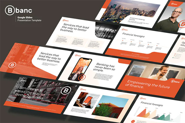Banc - Business & Financial Powerpoint and Google Slides Template