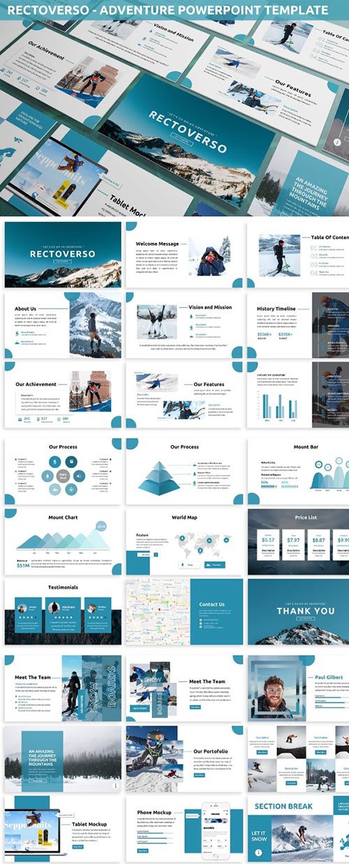 Rectoverso - Adventure Powerpoint Template