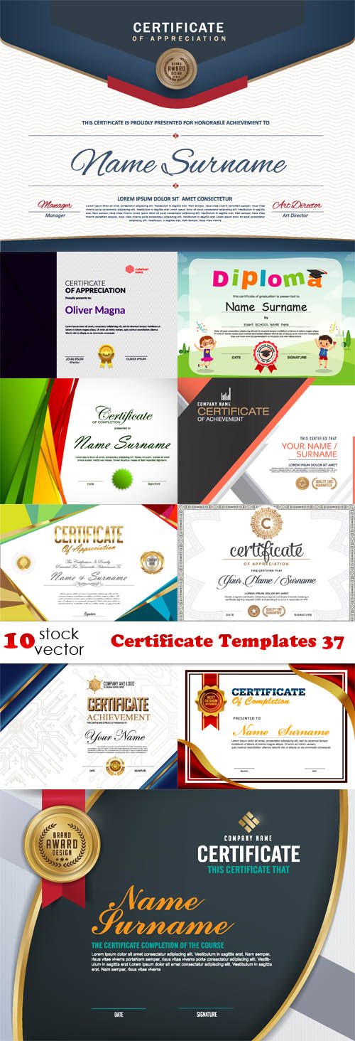 Vectors - Certificate Templates 37
