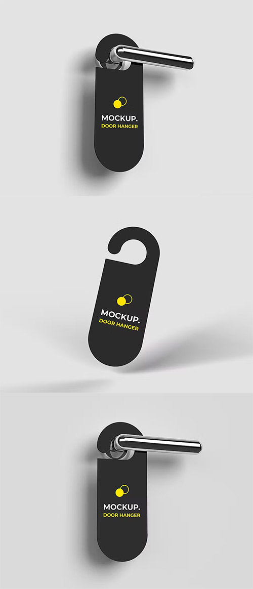 Door Hanger Mockup 5C22WZA