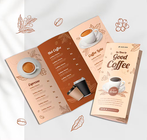 Coffee Shop Brochure Template MXRJ2WC