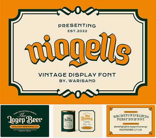 Niogells - Vintage Font