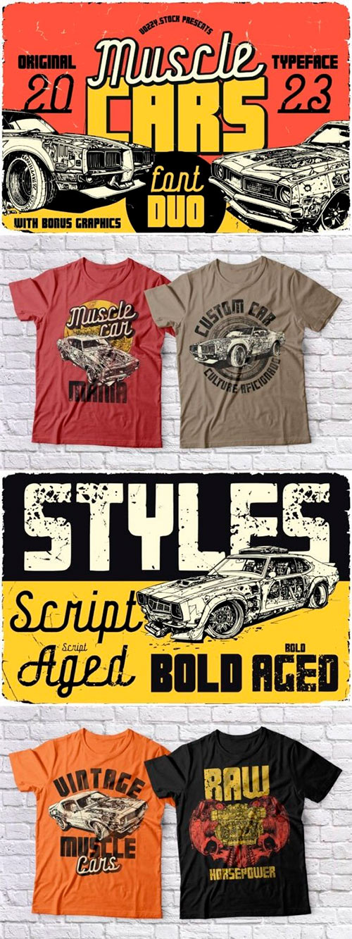 Muscle Cars Font