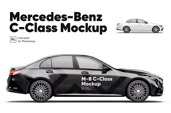 Mercedes-Benz C-Class Mockup